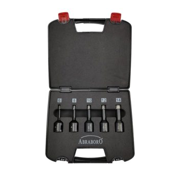   Gyémántbevonatos koronafúró 5 részes készlet M14 befogással