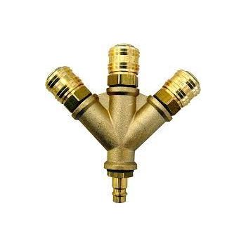 Elosztó 3-as csatlakozókkal 3/8" BM