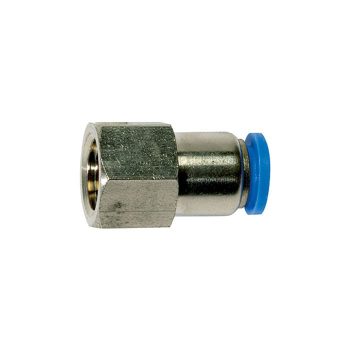   Egyenes "push-in" csatlakozó idom »Blue Széria«, G 3/8 belül, Ø 8 mm