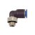  L csatlakozó »Blue Széria«, forgatható, G 1/8 külső, Ø 8 mm ( párhuzamos menet )