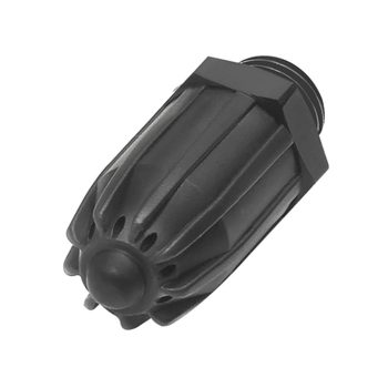  Zajmentes kerek fúvóka, M12x1,25, POM műanyag, fúvóka külső átmérője ø 17 mm