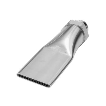    Zajmentes lapos fúvóka, M12x1,25, nikkelezett sárgaréz, fúvóka szélessége 29,0 mm