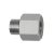 Alumínium menetadapter, AG 1/2 - 27 UNS, IG G 1/4, SW 17