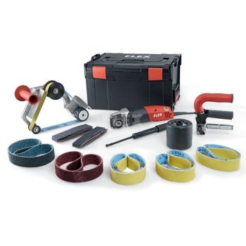   Flex Palástcsiszoló és csőcsiszoló gép szett BSE 14-3 INOX Set 230/CEE 