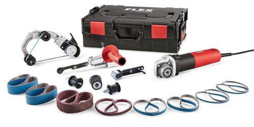 FLEX Csőcsiszoló és kiegészítő szalagcsiszoláshoz BRE 8-4 INOX TRINOXFLEX szett