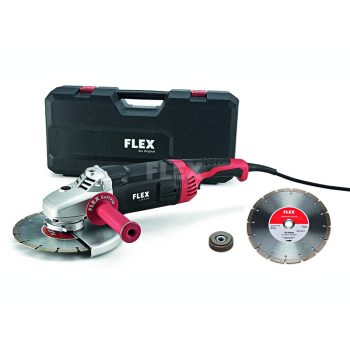   Flex L 26-6 230 230 2600 Wattos sarokcsiszoló kofferben + betonvágó korong + SDS Clic adapter  