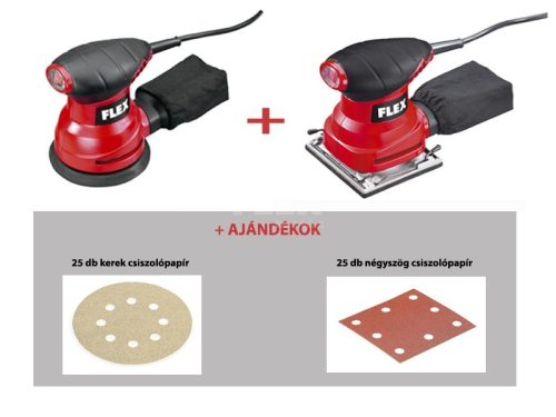 Flex rezgő- MS 713 + excenter- XS 713 csiszoló CSOMAG
