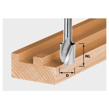 Festool HW spirálélű horonymaró HW Spi S8 D6/21