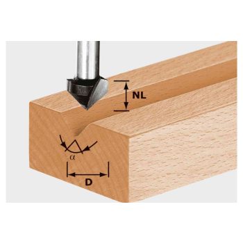 Festool V-horonymaró HS S8 D14/7/90°