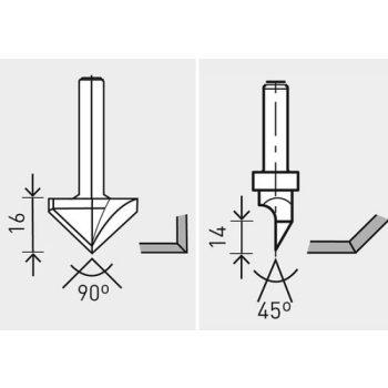 Festool Gipszkartonmaró HW S8 D32/90°