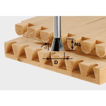 Festool Fecskefarkú maró HW S8 D20/26/10°