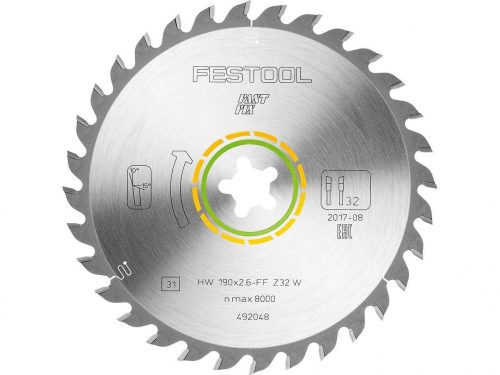 Festool Univerzális körfűrészlap 190x2,6FF W32