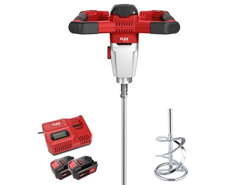 FLEX Akkus keverőgép MXE 18.0-EC/5.0 SET + WR2 120