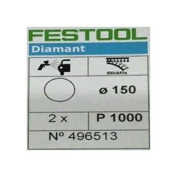 Festool Gyémánt Csiszolóanyag, 150mm P1000 x2
