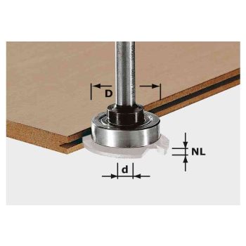 Festool Marószár kúpos anyával S8 1,5-5 KL28