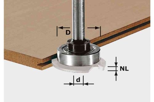 Festool Marószár kúpos anyával S8 1,5-5 KL28