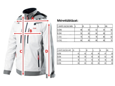Flex Akkus fűthető kabát, soft-shell TJ White 10.8/18.0 Men