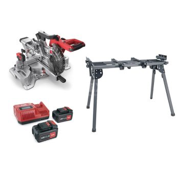 FLEX Akkus Gérvágó SMS 190 18.0-EC 5,0 AH SZETT ASZTALLAL