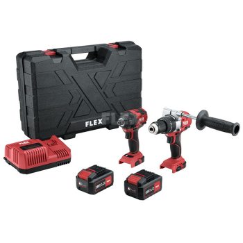  PD 2G 18.0-EC FS55BC + ID 1/4" 18.0-EC 2-fokozatú akkus ütve fúrógép 18,0 V + akkus ütve-csavarbehajtó 18,0 V