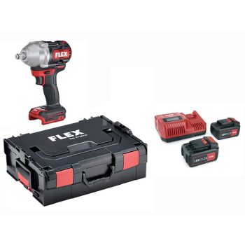   Flex IW 1/2“ 750 18.0-EC / 5.0 AH SZETT Akkus ütve-csavarbehajtó, 18,0 V