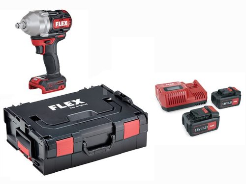 Flex IW 1/2“ 750 18.0-EC / 5.0 AH SZETT Akkus ütve-csavarbehajtó, 18,0 V