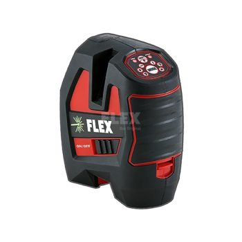   Flex ALC 3/1-G/R Önszintező keresztvonalas lézer, vevő üzemmóddal és LKS 65-170 állvánnyal