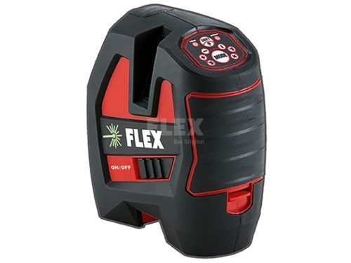 Flex ALC 3/1-G/R Önszintező keresztvonalas lézer, vevő üzemmóddal és LKS 65-170 állvánnyal