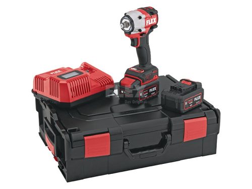 Flex IW 1/2“ 400 18.0-EC / 5.0 AH SZETT Akkus ütve-csavarbehajtó, 18,0 V