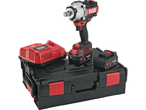 FLEX Akkus ütve-csavarbehajtó IW 3/4“ 1600 18.0 EC 5.0 AH SZETT  