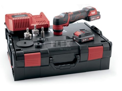 FLEX Akkus Polírozó Szett PXE 80 12 EC 2,5 Ah SZETT