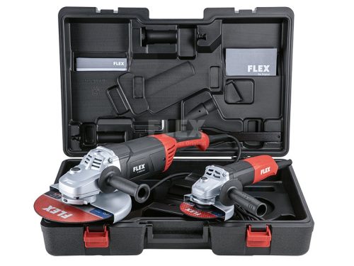Flex L 2200 + L 1100 sarokcsiszoló szett kofferben