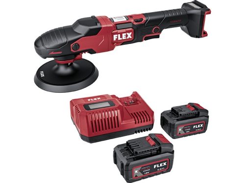 FLEX Akkus rotációs polírozó PE 150 18.0-EC 5.0 Ah szett 
