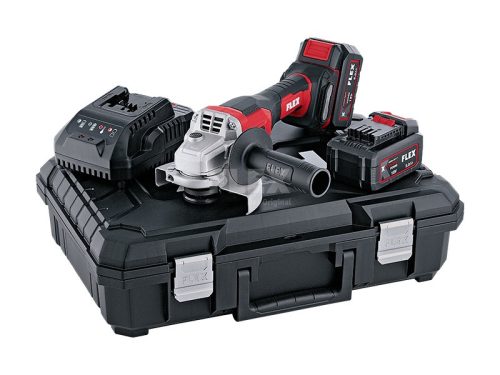 FLEX Akkumulátoros sarokcsiszoló L125 18.0-EC LD 5.0 Ah SET