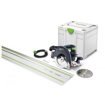   Festool Kézi billenőbúrás körfűrész HK 55 EBQ-Plus-FS + ajándék kapcsozógép/szegezőgép