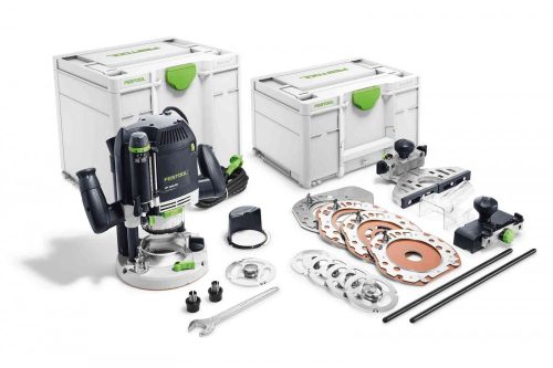 Festool Felsőmaró OF 2200 EB-Set + ajándék kapcsozógép/szegezőgép