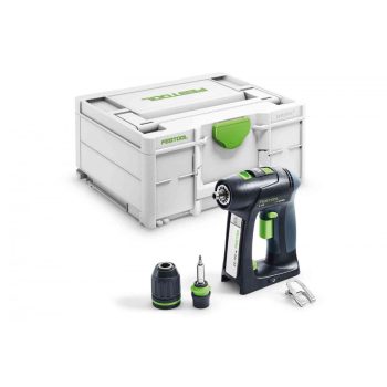   Festool Akkus fúró-csavarbehajtó C 18-Basic+ ajándék kapcsozógép/szegezőgép