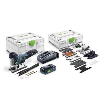   Festool Akkus szúrófűrész PSC 420 HPC 4,0 EBI-Set CARVEX  +  ajándék kapcsozógép/szegezőgép