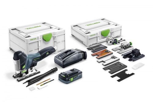 Festool Akkus szúrófűrész PSC 420 HPC 4,0 EBI-Set CARVEX  +  ajándék kapcsozógép/szegezőgép