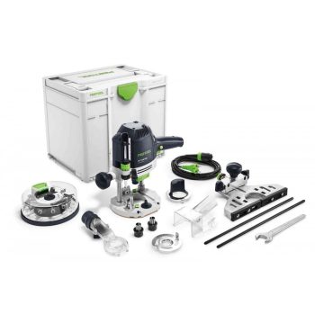   Festool Felsőmaró OF 1400 EBQ-Plus + Box-OF-S + ajándék kapcsozógép/szegezőgép