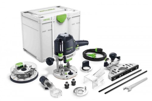 Festool Felsőmaró OF 1400 EBQ-Plus + Box-OF-S + ajándék kapcsozógép/szegezőgép