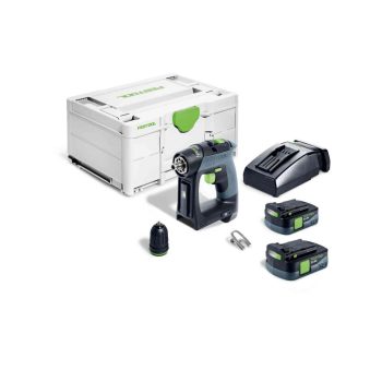  Festool Akkus fúró-csavarbehajtó CXS 12 2,5-Plus + ajándék kapcsozógép/szegezőgép