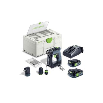   Festool Akkus fúró-csavarbehajtó CXS 12 2,5-Set + ajándék kapcsozógép/szegezőgép