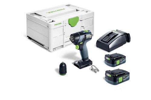 Festool Akkus fúró-csavarbehajtó TXS 12 2,5-Plus +ajándék kapcsozógép/szegezőgép