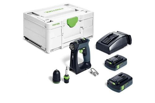 Festool Akkus fúró-csavarbehajtó CXS 18 C 3,0-Plus + ajándék kapcsozógép/szegezőgép