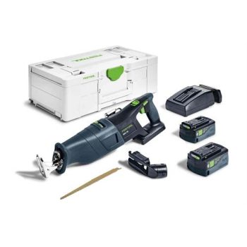   Festool Akkus orrfűrészek RSC 18 5,0 EB-Plus + ajándék kapcsozógép/szegezőgép
