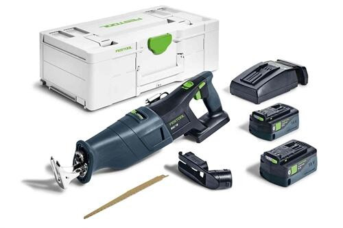 Festool Akkus orrfűrészek RSC 18 5,0 EB-Plus + ajándék kapcsozógép/szegezőgép