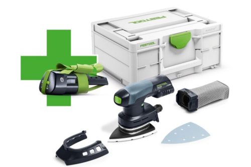 Festool Akkus deltacsiszoló DTSC 400-Basic- Ergo 100 ÉV JUBILEUM