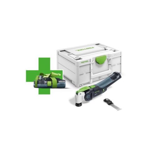 Festool Akkus oszcilláló kéziszerszám OSC 18 E-Basic -4 100ÉV JUBILEUM