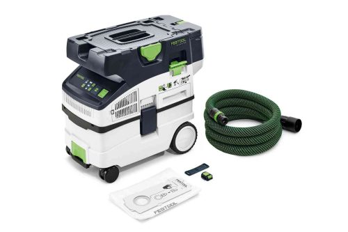 Festool Akkus mobil elszívó CTLC MIDI I-Basic CLEANTEC+ ajándék kapcsozógép/szegezőgép