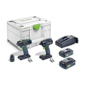   Festool Fúró és csavarbehajtó készlet TID 18 HPC 4,0 I-Set T18 